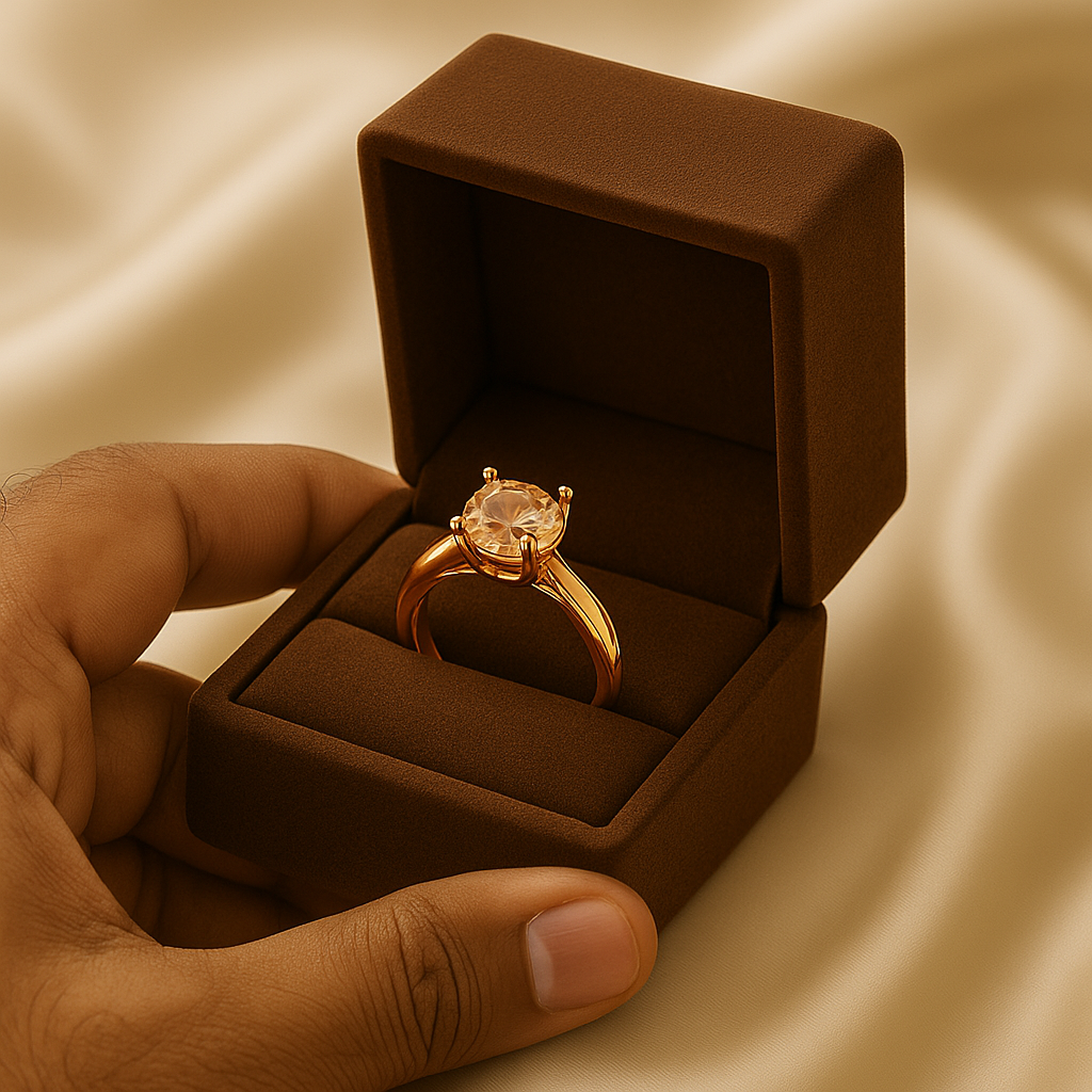Golden Ember Ring
