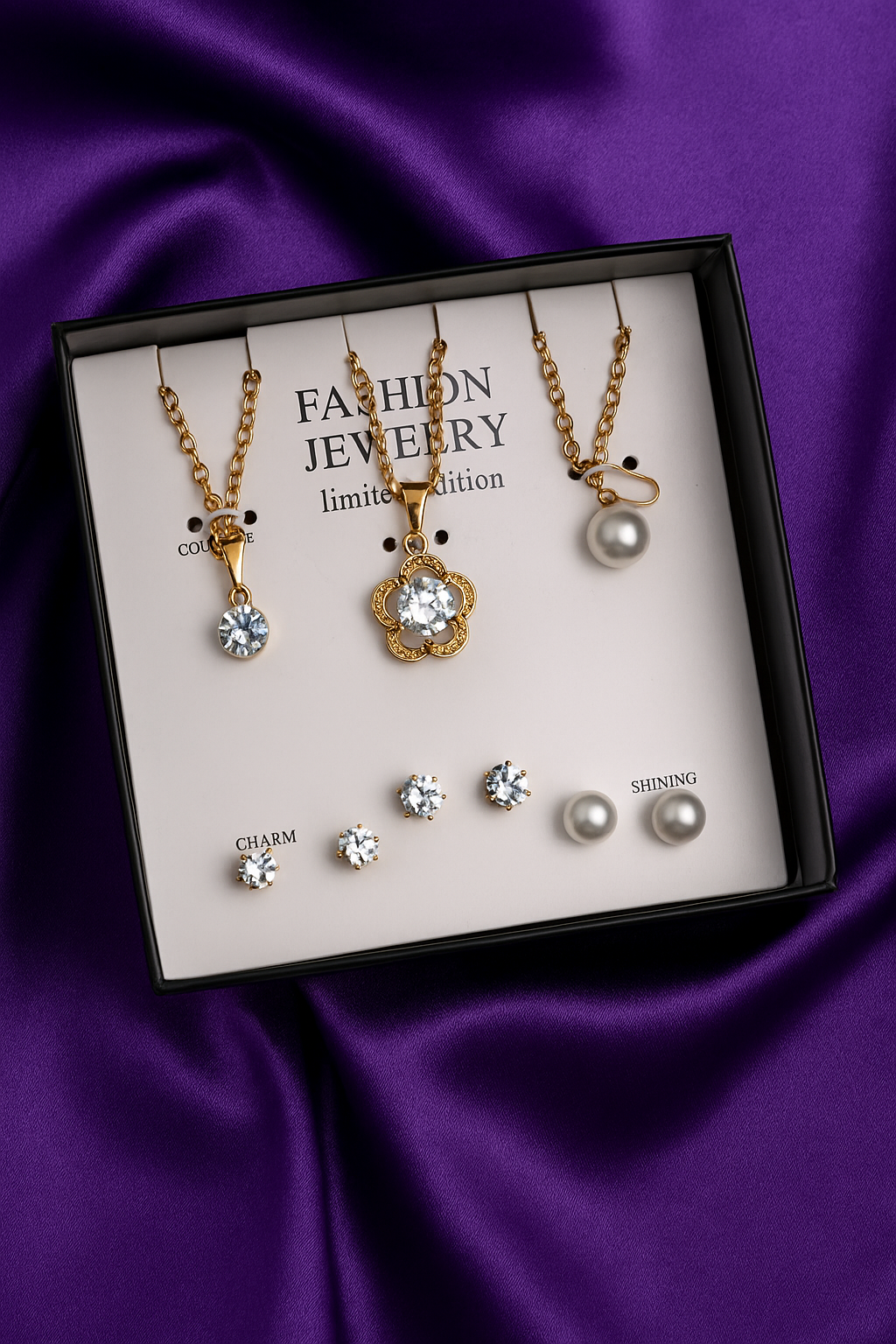 White Stone Golden Set