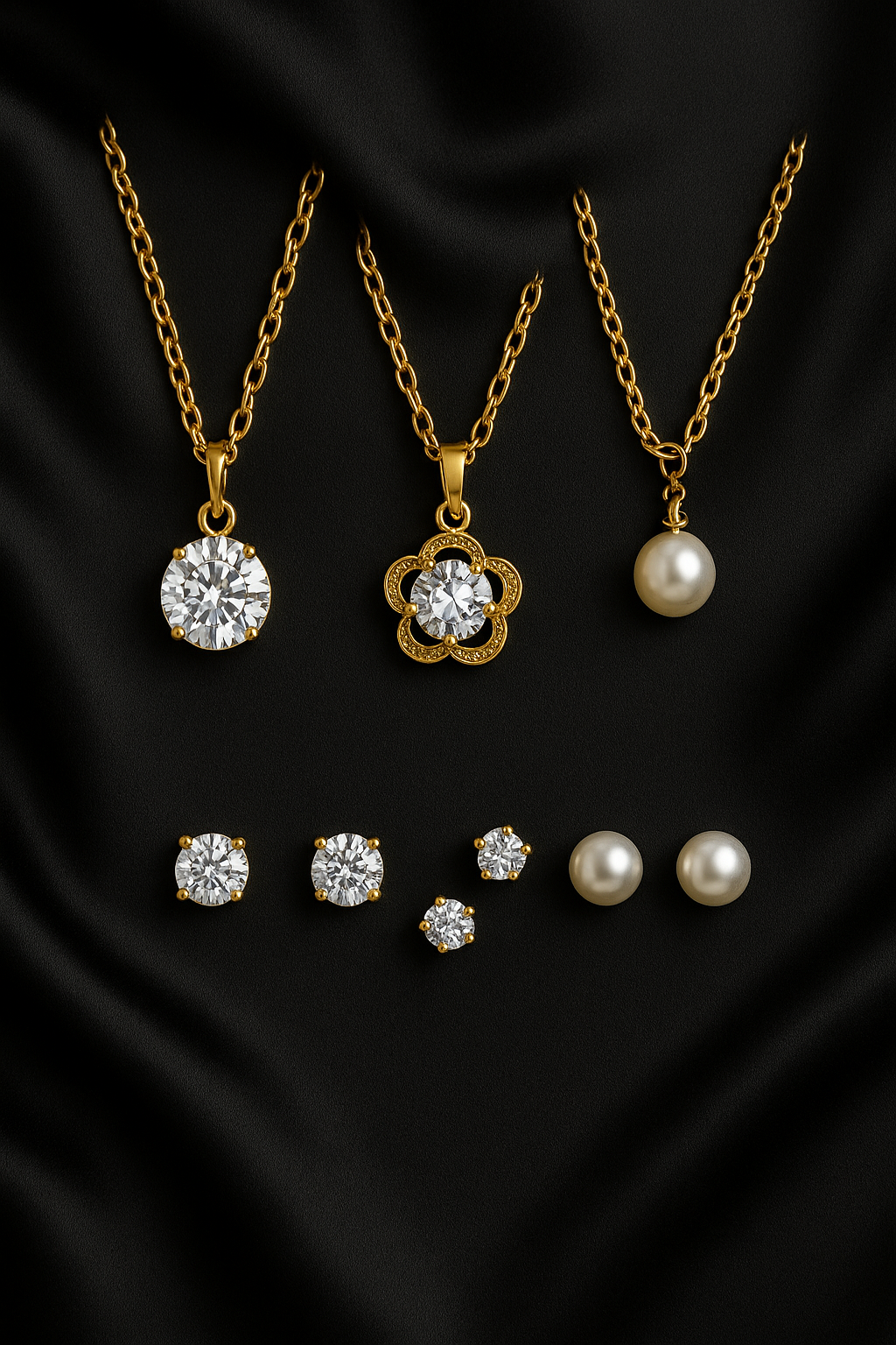 White Stone Golden Set