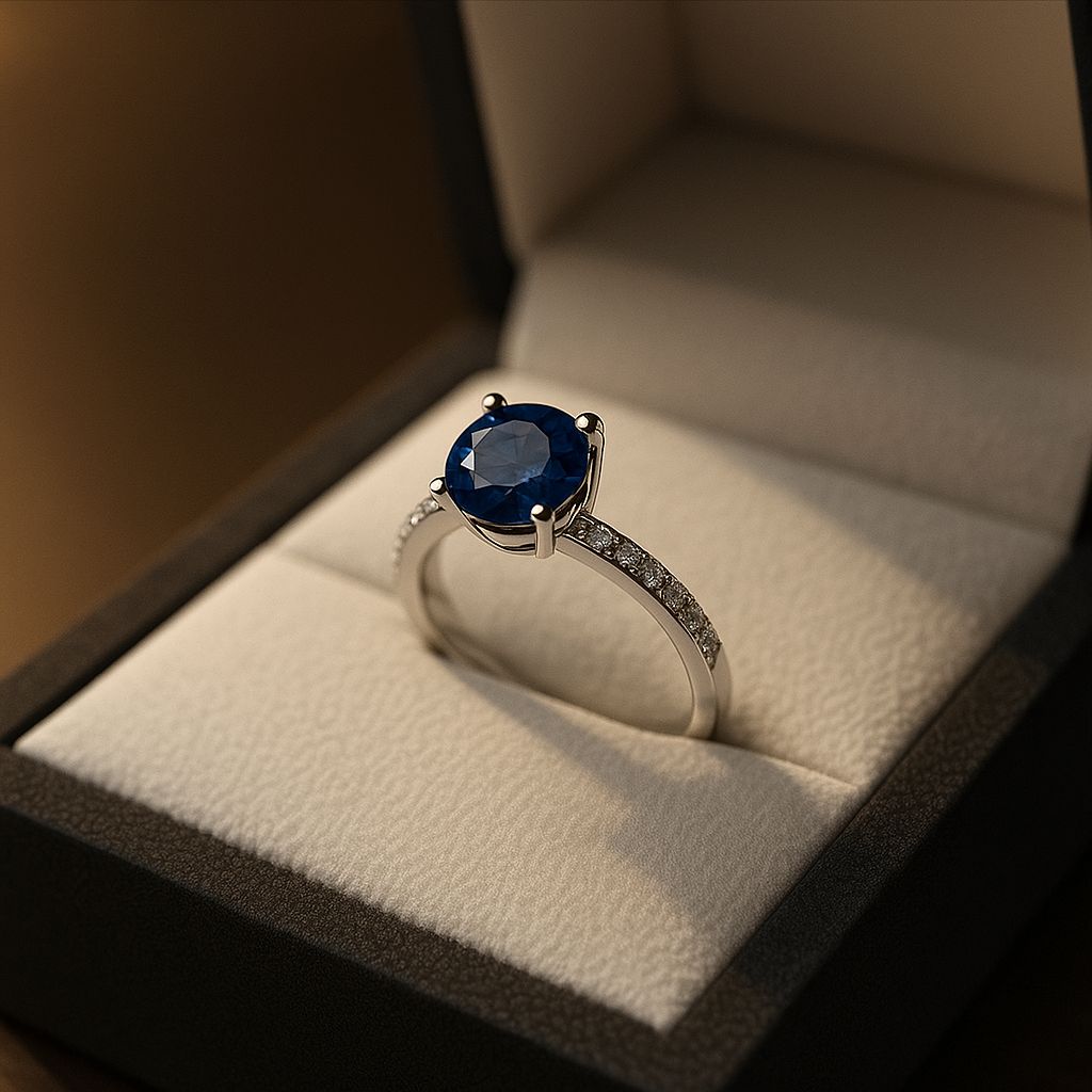 Zircon Blue Ring